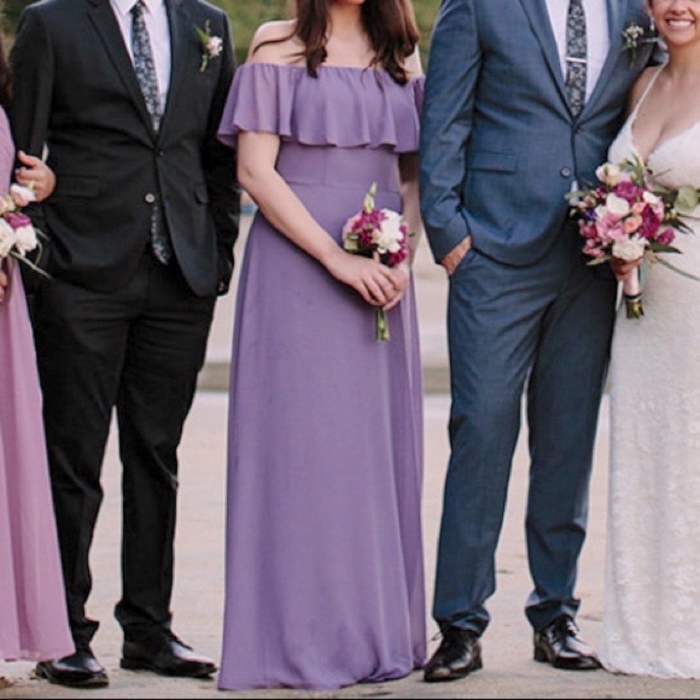 Bill Levkoff Victorian Lilac Bridesmaid